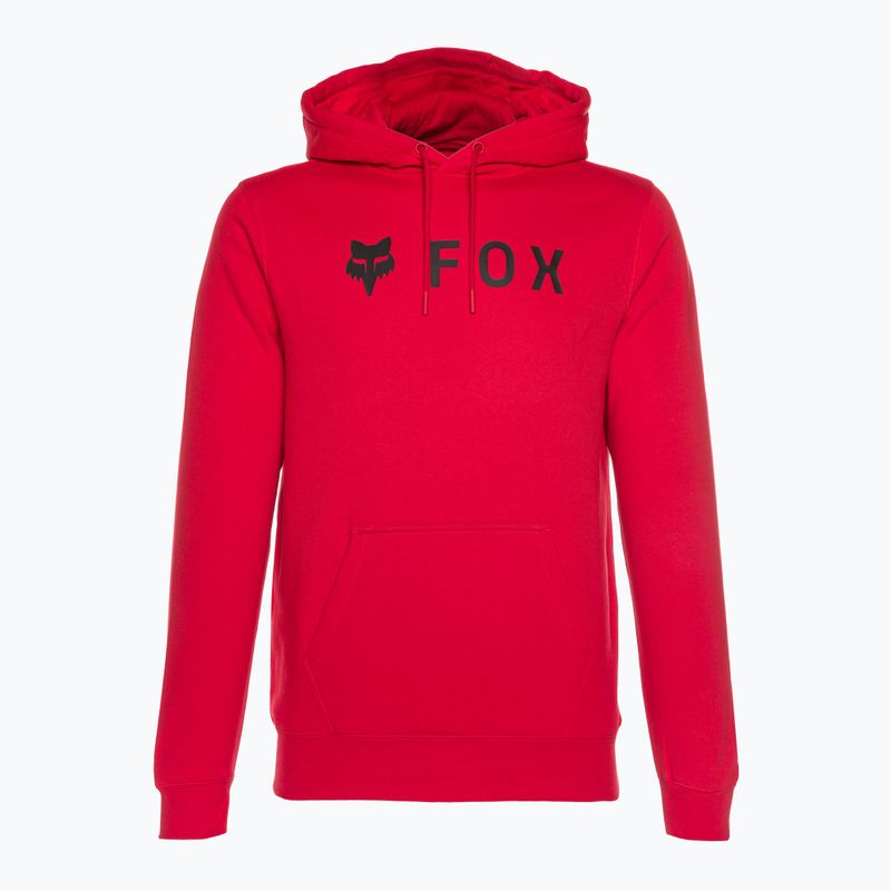 Felpa ciclismo uomo Fox Racing Absolute rosso fuoco 4