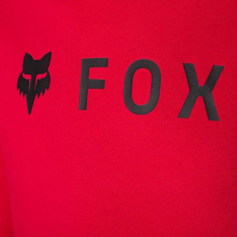 Felpa ciclismo uomo Fox Racing Absolute rosso fuoco 6