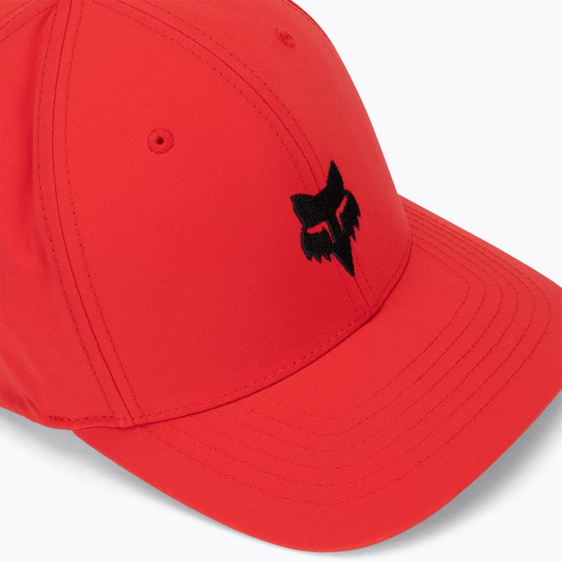 Cappello Fox Racing Fox Head Select Flexfit da uomo rosso fuoco 3