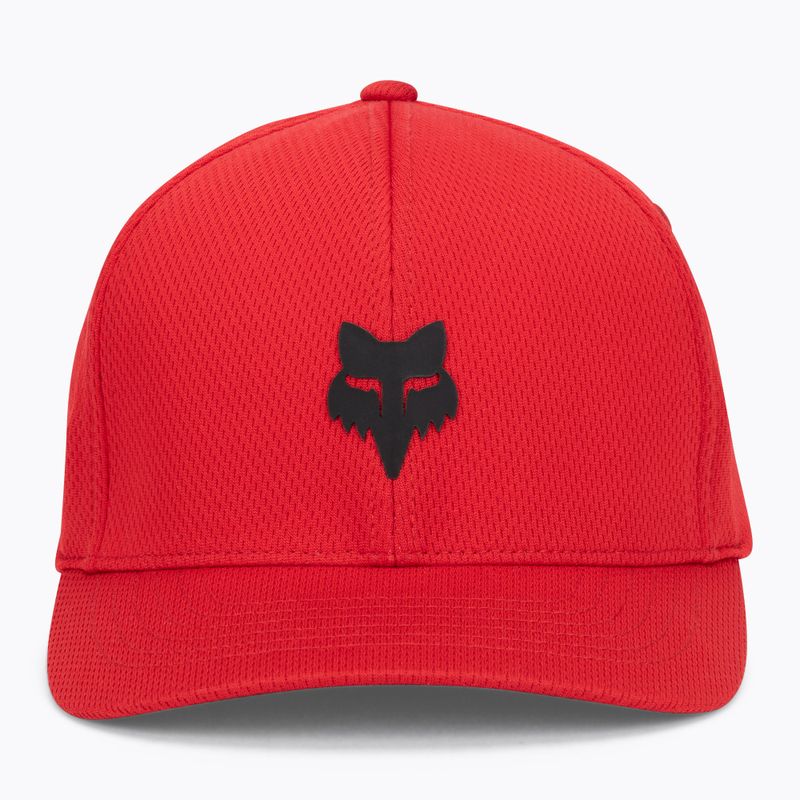 Cappello Fox Racing Fox Head Tech Flexfit da uomo rosso fuoco 2