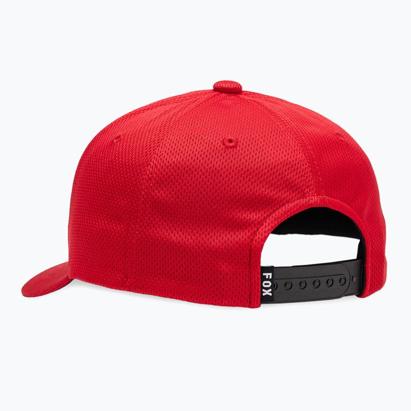 Cappellino con visiera per bambini Fox Racing Lithotype 110 Sb Jr flame red 2