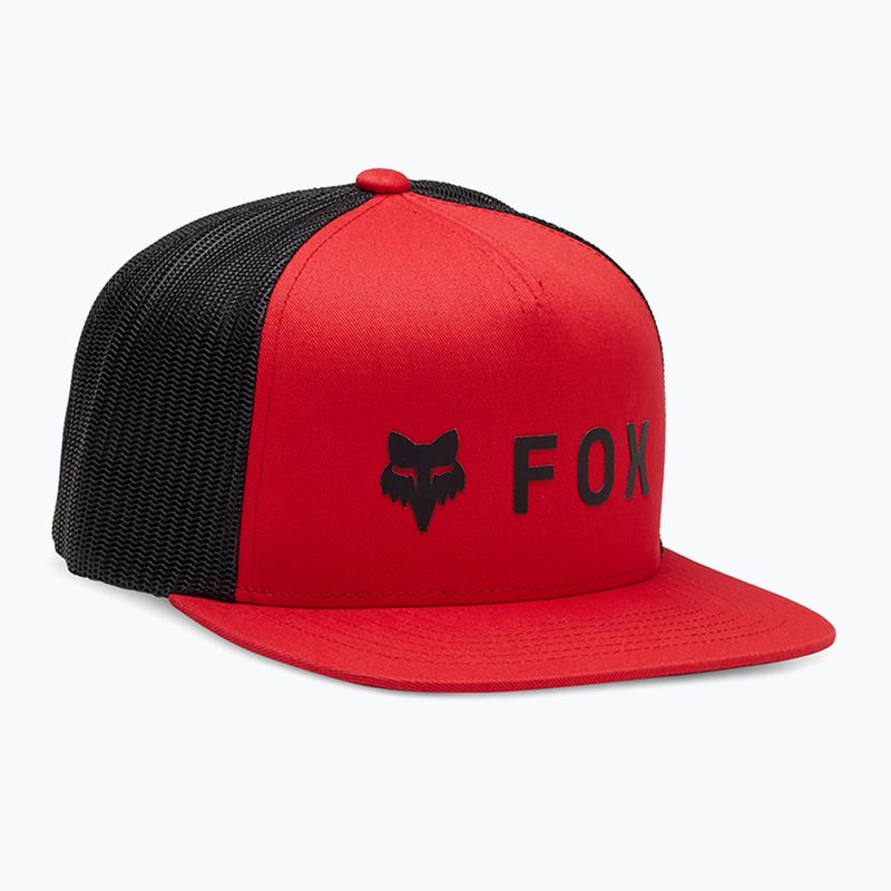 Cappello Fox Racing Absolute Mesh Snapback da uomo rosso fuoco