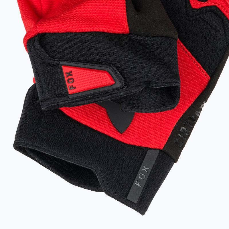 Guanti da ciclismo da uomo Fox Racing Dirtpaw fluorescenti 6
