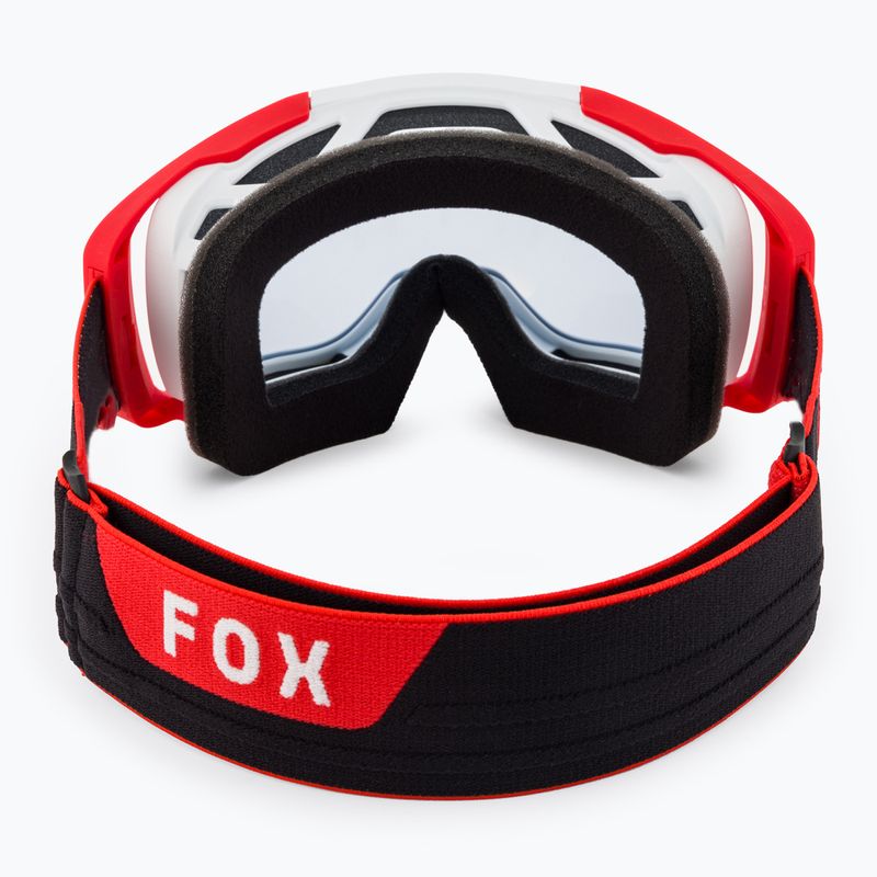 Occhiali da ciclismo Fox Racing Airspace Core rosso fluorescente/fumé 4