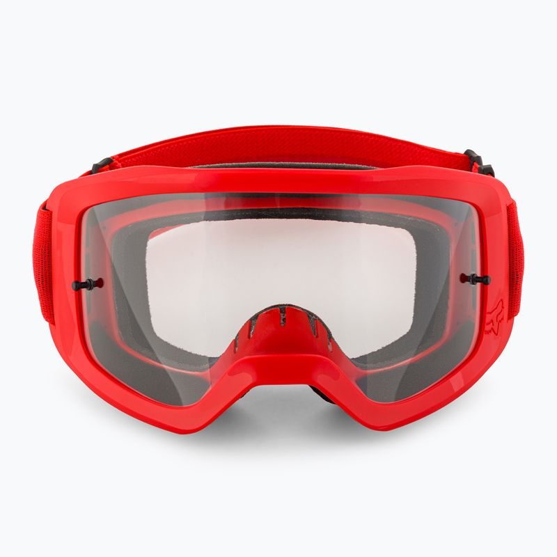 Occhiali da ciclismo Fox Racing Main Core rosso fluorescente 2