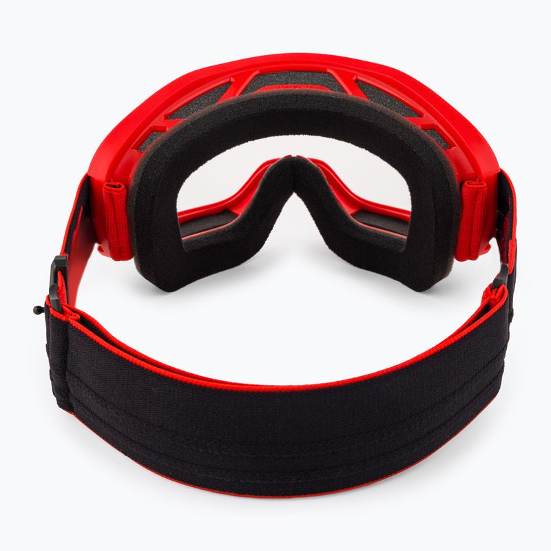 Occhiali da ciclismo Fox Racing Main Core rosso fluorescente 3