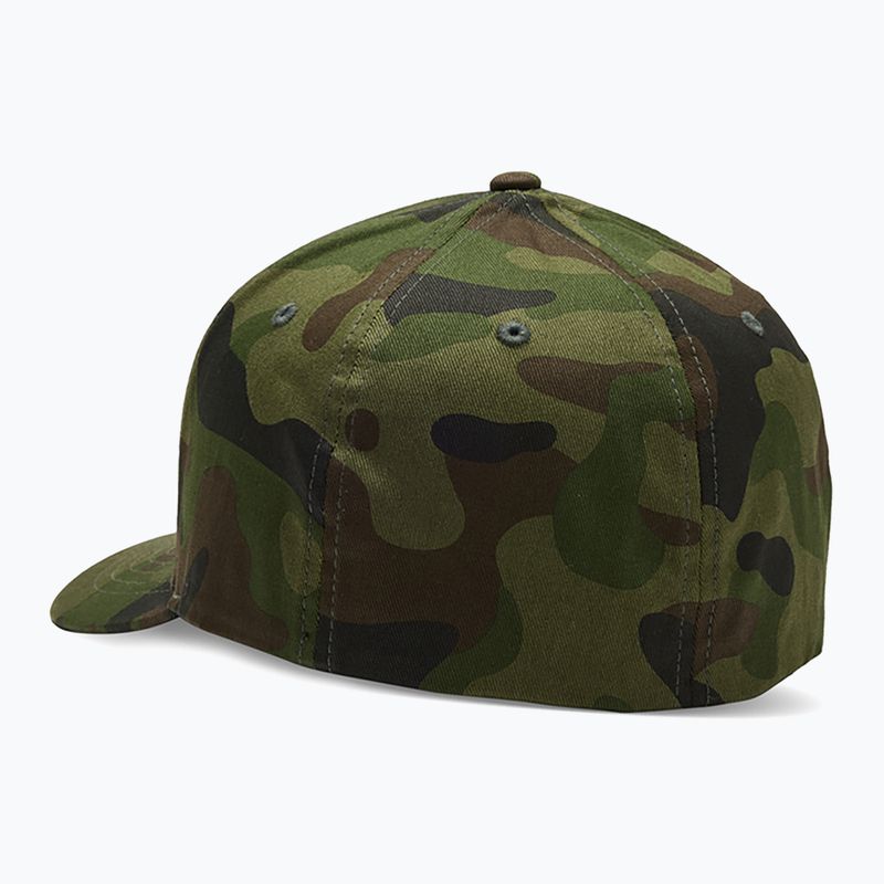 Cappello da baseball Fox Racing Fox Head Flexfit verde camo 2