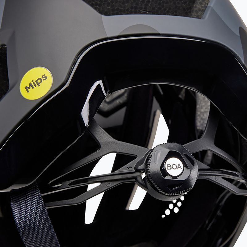 Casco da bicicletta Fox Racing Crossframe Pro nero opaco 10