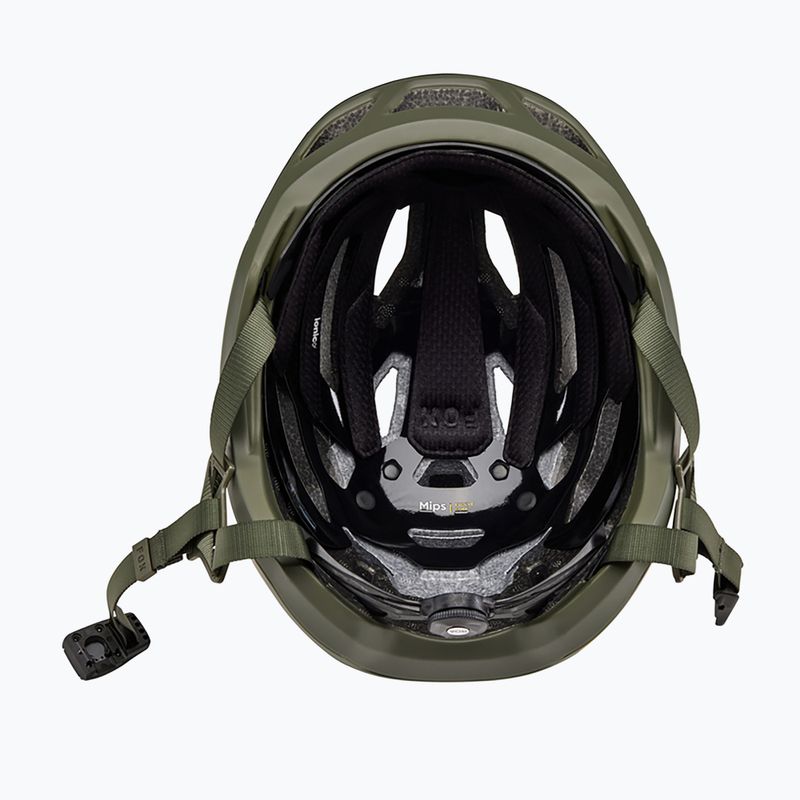 Fox Racing Crossframe Pro Ashr casco da bicicletta verde oliva 9