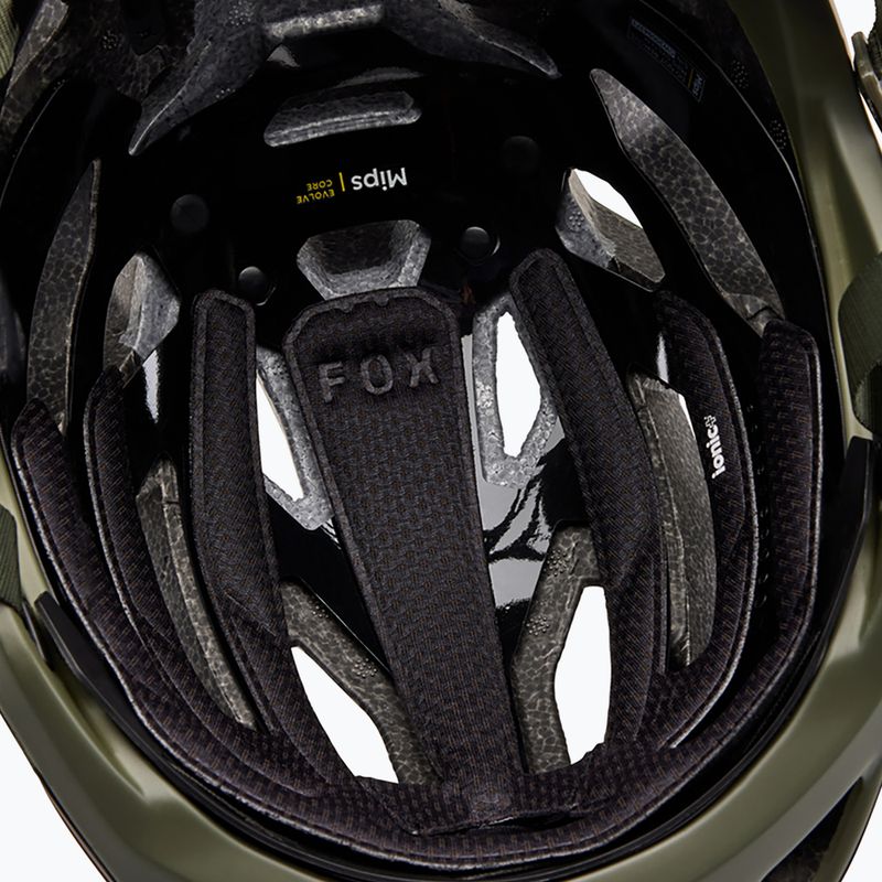 Fox Racing Crossframe Pro Ashr casco da bicicletta verde oliva 11