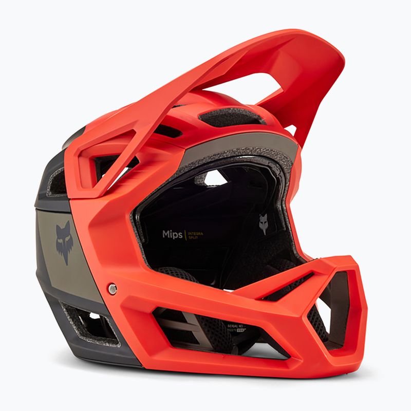 Fox Racing Proframe RS Nuf arancio fiamma casco da bici 6