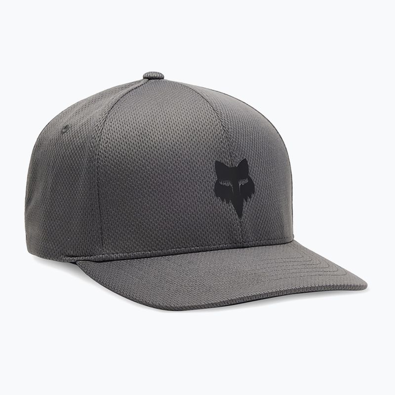 Cappello Fox Racing Fox Head Tech Flexfit da uomo grigio acciaio