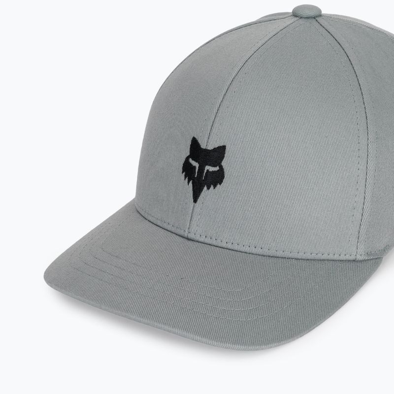 Cappellino con visiera per bambini Fox Racing Fox Head 110 Snapback Jr steel grey 3
