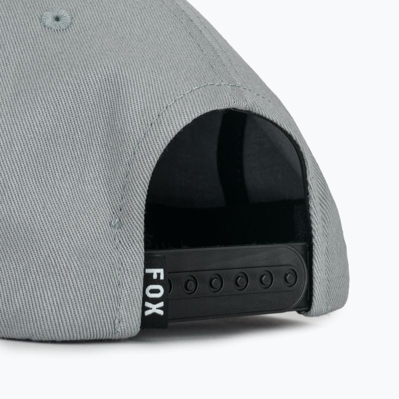 Cappellino con visiera per bambini Fox Racing Fox Head 110 Snapback Jr steel grey 4