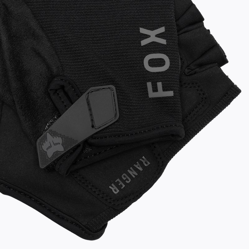 Guanti da ciclismo da uomo Fox Racing Ranger Gel Short nero 4