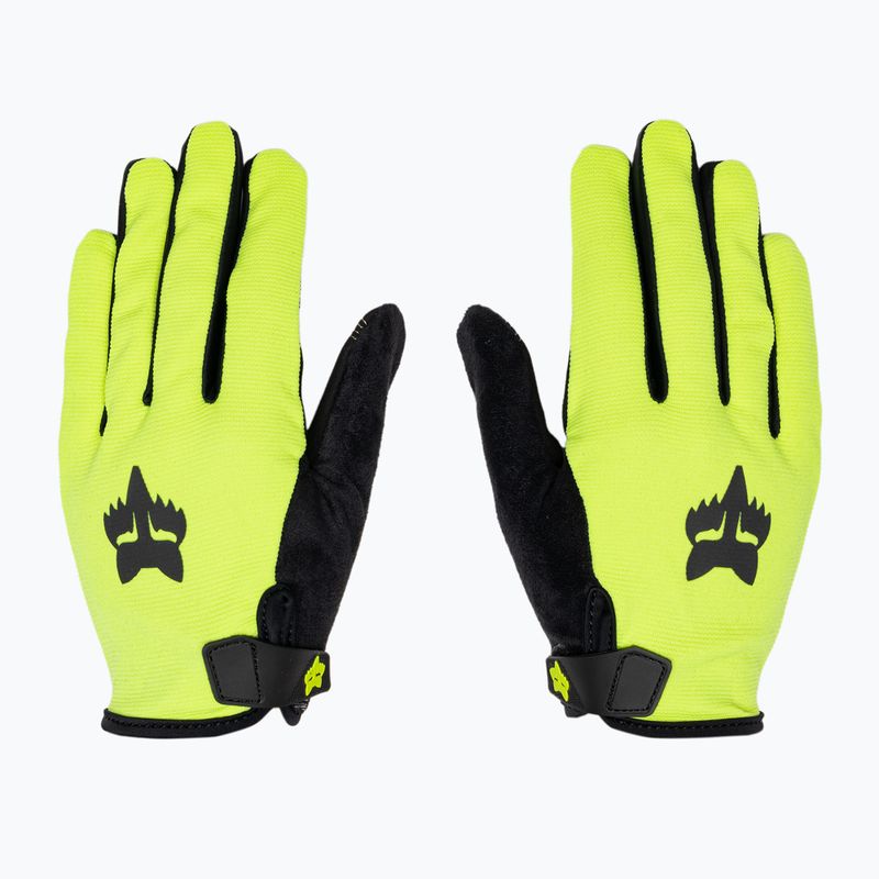 Guanti da ciclismo da uomo Fox Racing Ranger giallo fluorescente 3