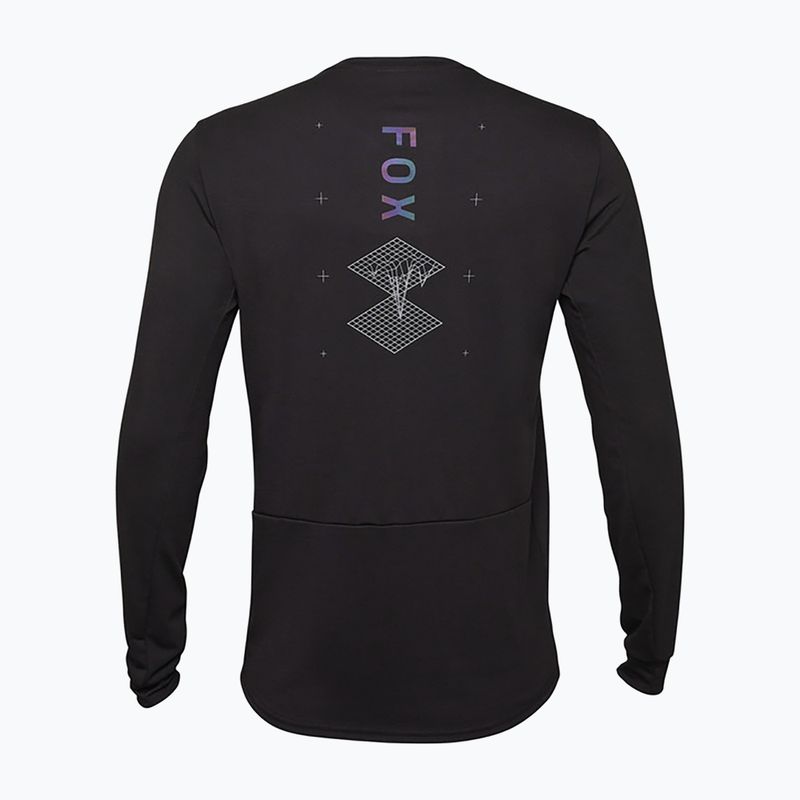 Ciclismo uomo manica lunga Fox Racing Ranger Dr MD Lunar nero 4
