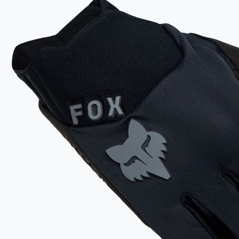 Guanti da ciclismo da uomo Fox Racing Defend Wind Offroad nero 4