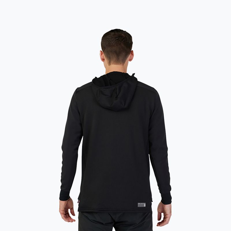 Felpa ciclismo uomo Fox Racing Defend Thermal Hoodie nero 2