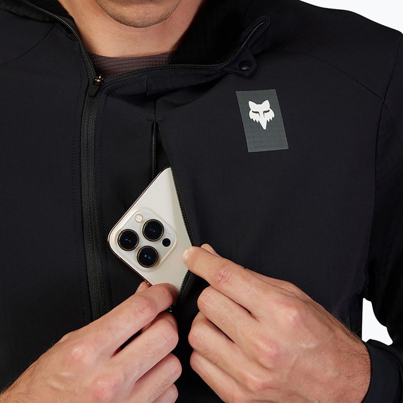Felpa ciclismo uomo Fox Racing Defend Thermal Hoodie nero 5