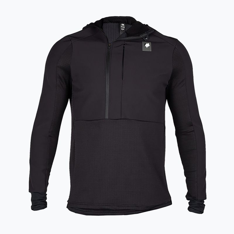 Felpa ciclismo uomo Fox Racing Defend Thermal Hoodie nero 6