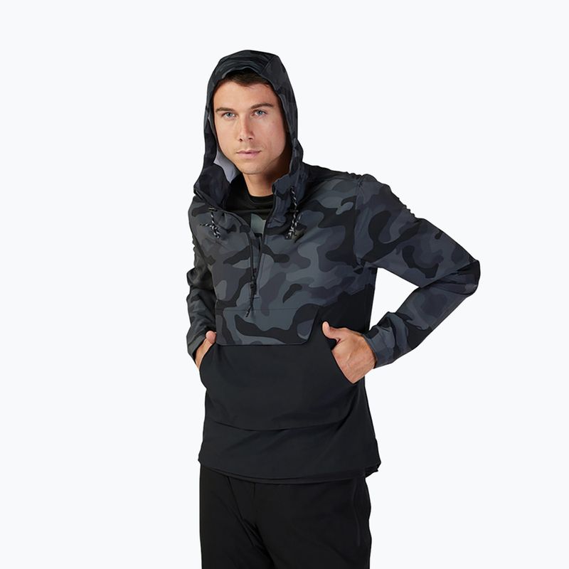 Giacca da ciclismo da uomo Fox Racing Ranger Wind Pullover nero camo 2