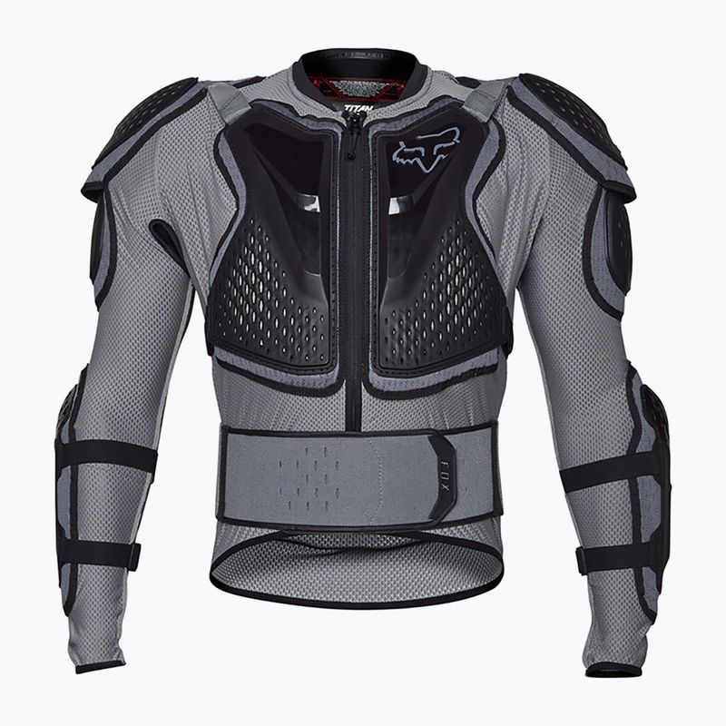 Fox Racing Titan Sport armatura da ciclismo da uomo grigio nuvola