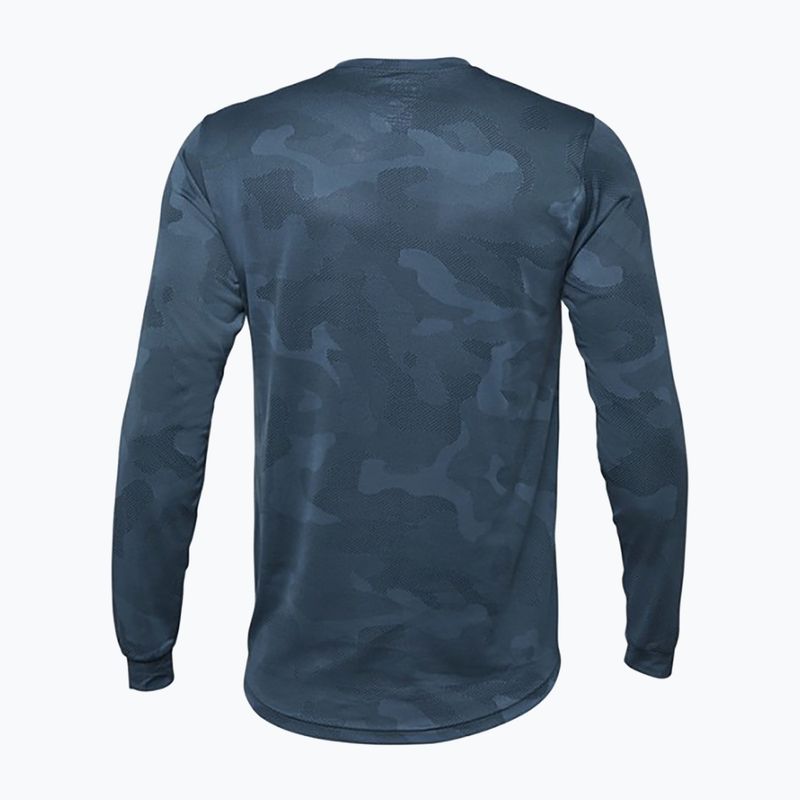 Manica lunga ciclismo uomo Fox Racing Ranger Tru Dri blu scuro vintage 2