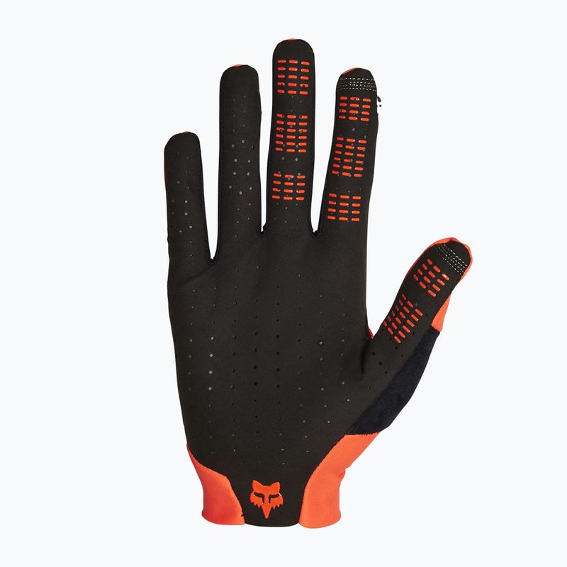 Guanti da ciclismo Fox Racing Flexair arancione fluorescente da uomo 3