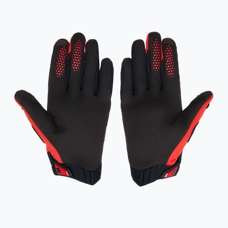 Guanti da ciclismo da uomo Fox Racing Defend Wind Offroad rosso fluo 3