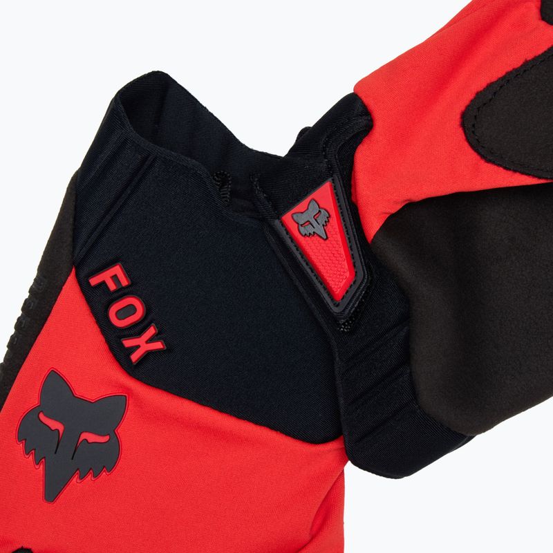 Guanti da ciclismo da uomo Fox Racing Defend Wind Offroad rosso fluo 6