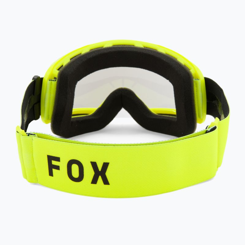 Occhiali da ciclismo Fox Racing Main Core giallo fluorescente/chiaro 3