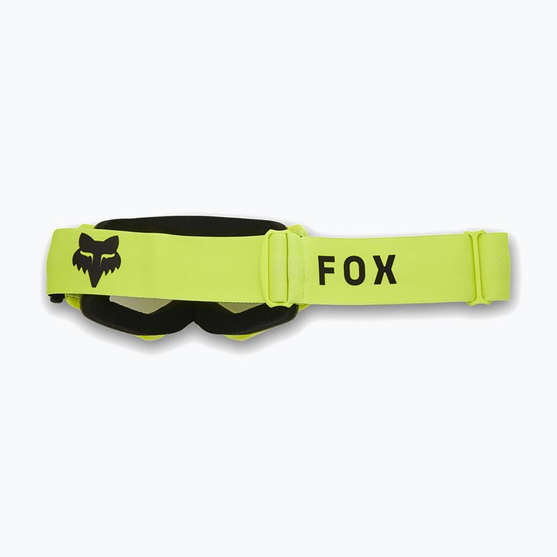 Occhiali da ciclismo per bambini Fox Racing Main Core Jr giallo fluorescente/chiaro 2