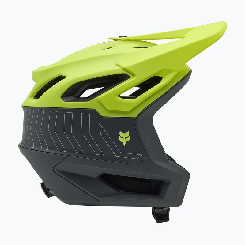 Fox Racing Dropframe Pro Runn casco da bici giallo fluorescente 2