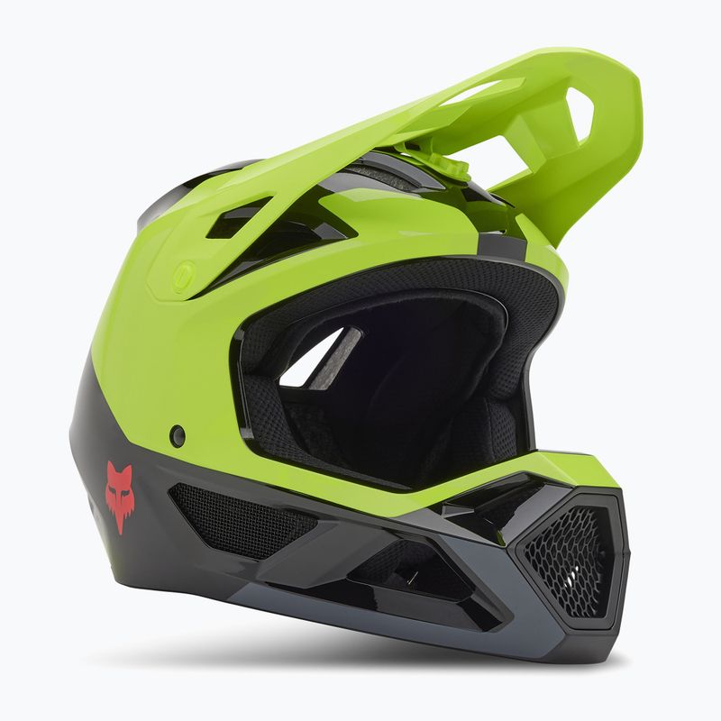 Casco da bici Fox Racing Rampage Barge giallo fluo