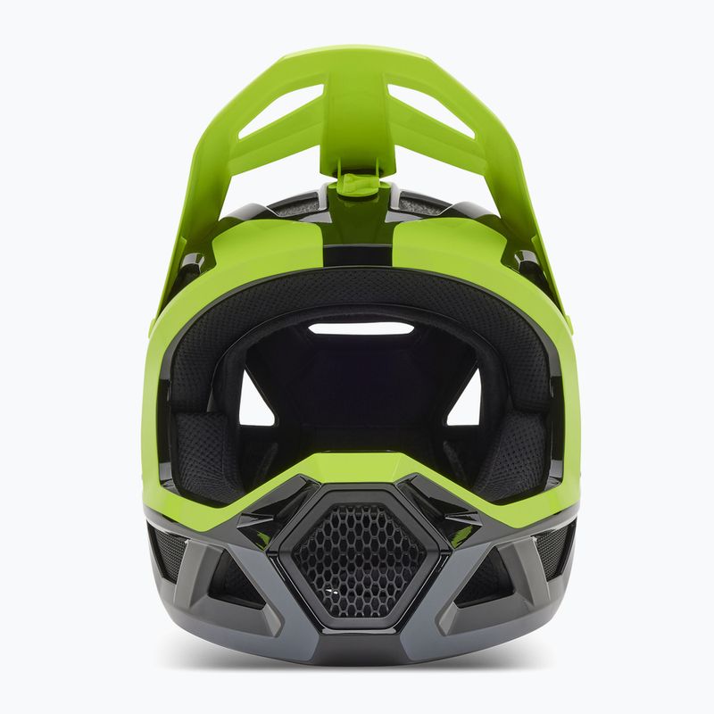 Casco da bici Fox Racing Rampage Barge giallo fluo 3