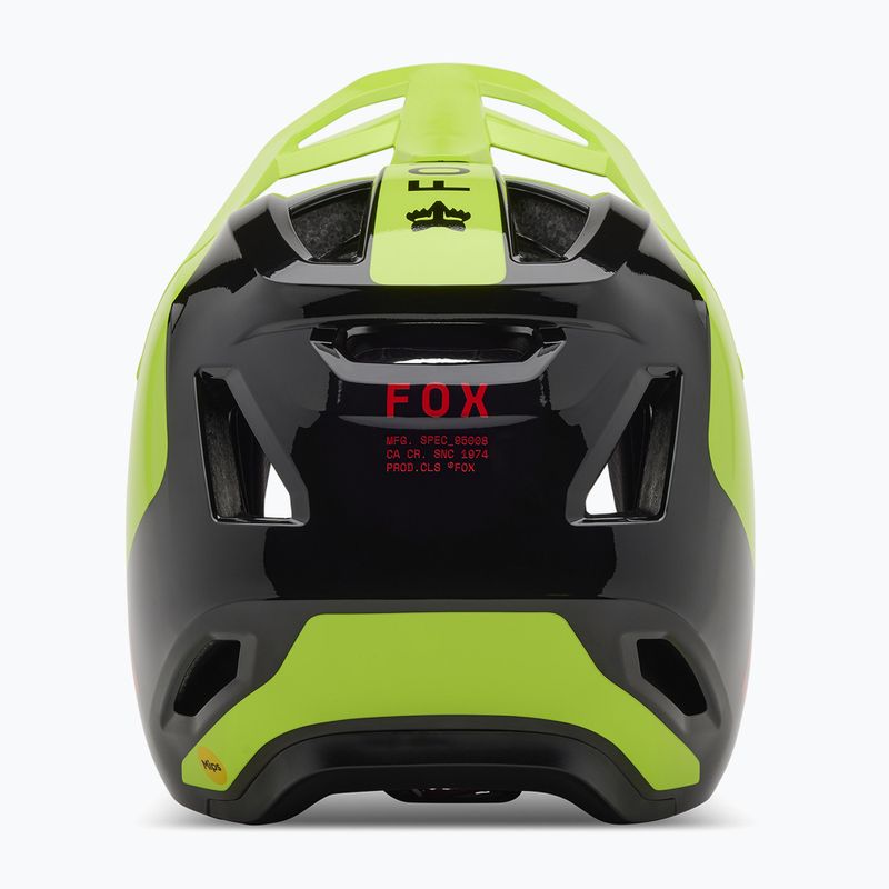 Casco da bici Fox Racing Rampage Barge giallo fluo 4