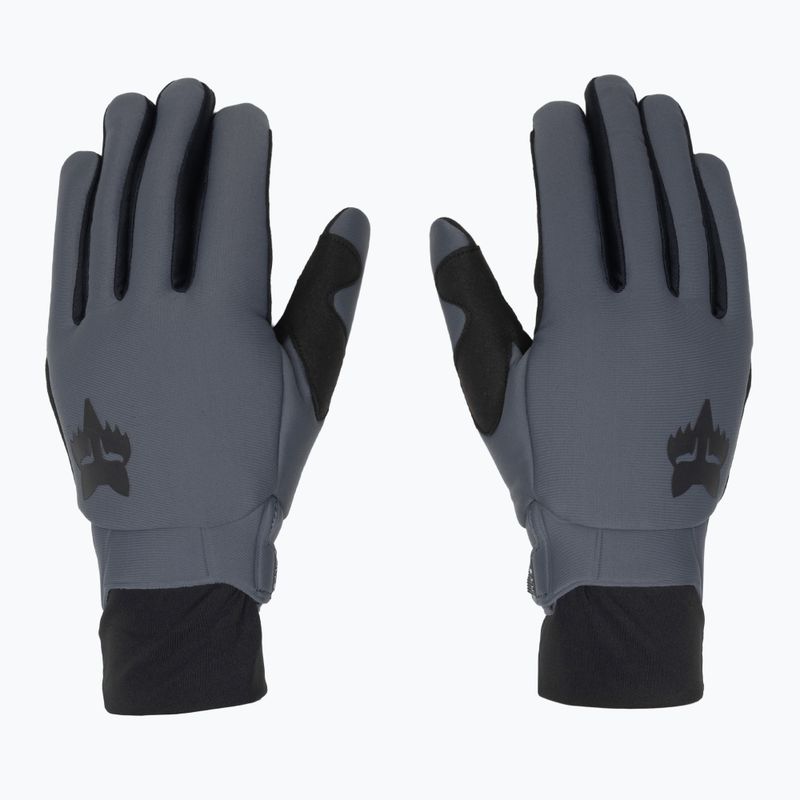 Guanti da ciclismo Fox Racing Defend Thermo in grafite da uomo 2