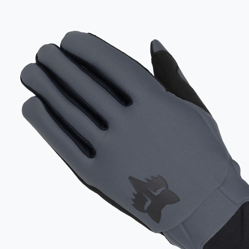 Guanti da ciclismo Fox Racing Defend Thermo in grafite da uomo 4