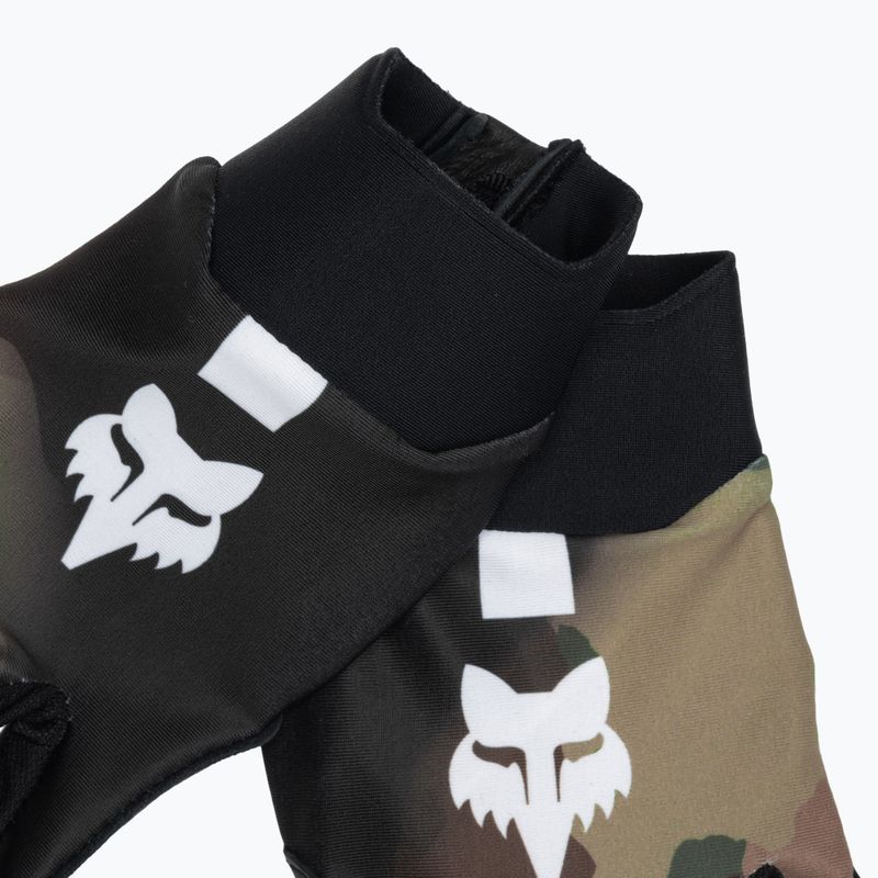 Guanti da ciclismo da uomo Fox Racing Flexair GM verde camo 4