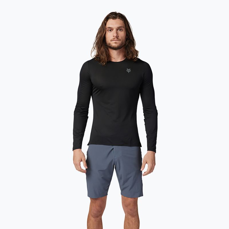 Maniche lunghe ciclismo uomo Fox Racing Flexair Ascent nero