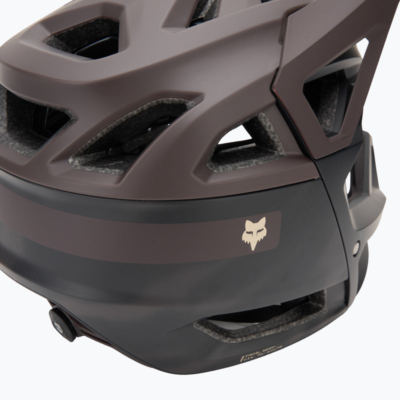 Fox Racing Proframe RS Taunt CE casco da bici al cacao 7
