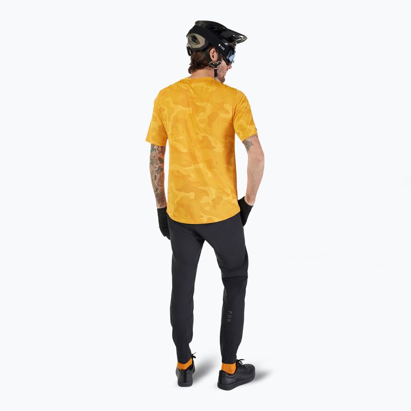 Maglia ciclismo uomo Fox Racing Ranger Tru Dri tangerine 3