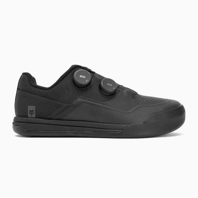 Scarpe da ciclismo con piattaforma da uomo Fox Racing Union BOA Flat nero 2