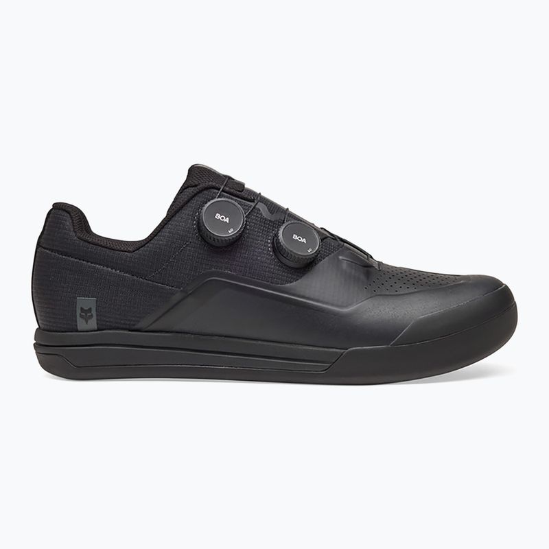 Scarpe da ciclismo con piattaforma da uomo Fox Racing Union BOA Flat nero 8