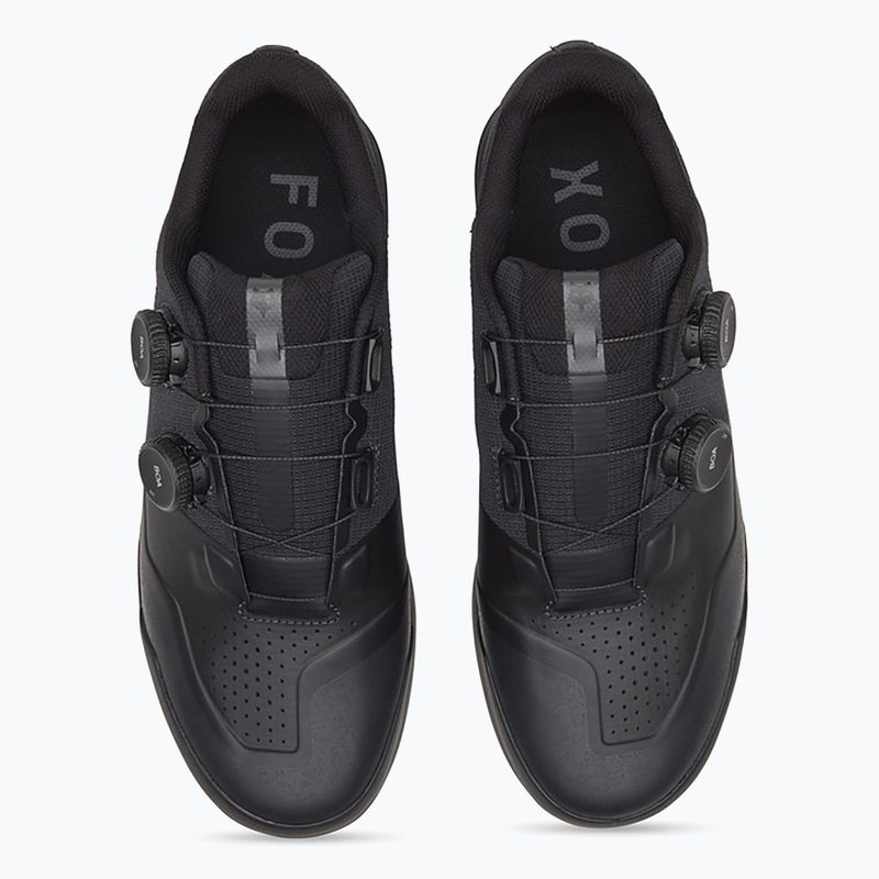 Scarpe da ciclismo con piattaforma da uomo Fox Racing Union BOA Flat nero 12
