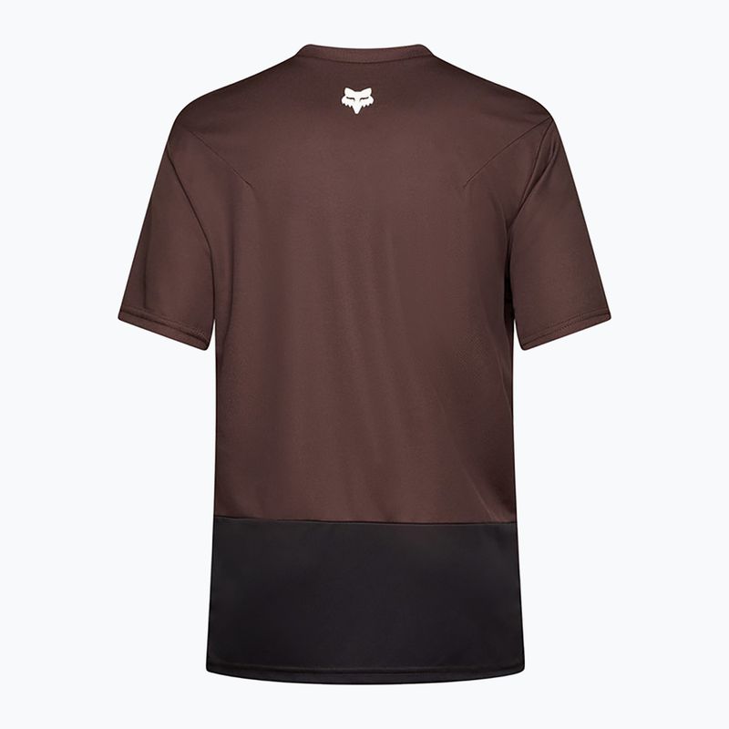 Fox Racing Ranger Wordmark maglia ciclismo uomo marrone cacao 2