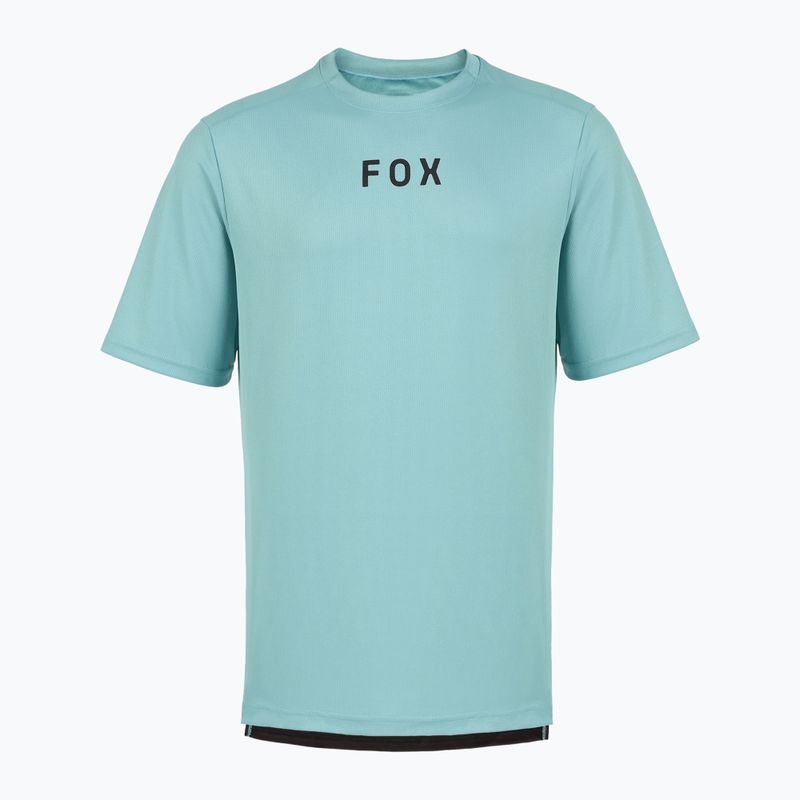 Fox Racing Ranger Wordmark maglia ciclismo uomo lavaggio vintage blu