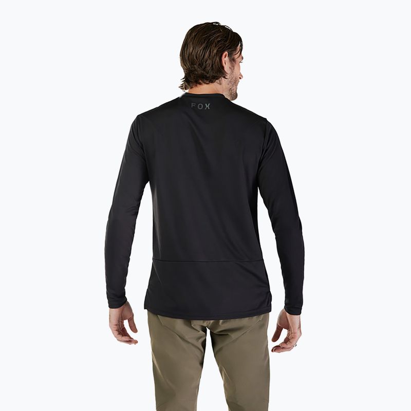 Maniche lunghe ciclismo uomo Fox Racing Ranger Fox Head nero 2