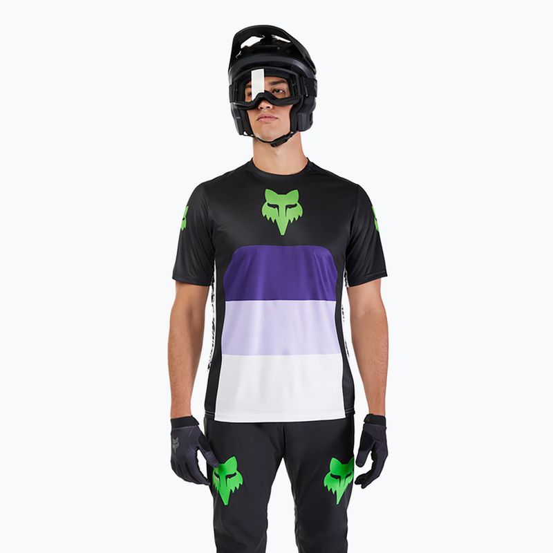 Maglia ciclismo uomo Fox Racing Ranger Grid nero
